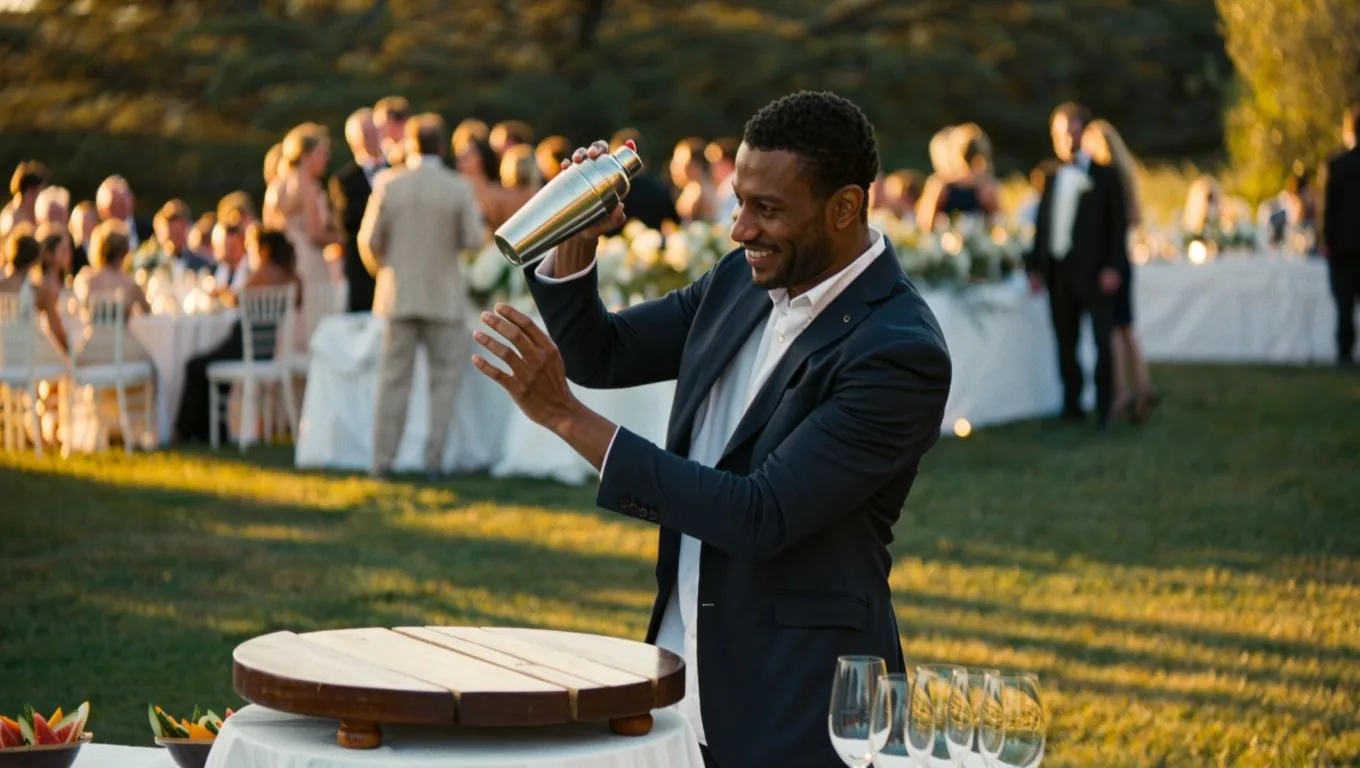 Mobile bar wedding event